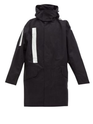 Raf Simons X Templa - Oversized Reflective-tape Ski Jacket - Mens - Black