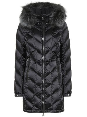 Rebecca fur-trimmed down coat