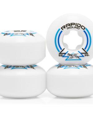 Ricta Rapido Round 99a Skateboard Wheel - White