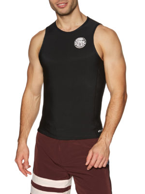 Rip Curl 0.5mm Flashbomb Sleeveless Thermal Rash Vest - Black