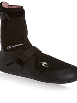 Rip Curl Flashbomb 7mm Round Toe Wetsuit Boots - Black