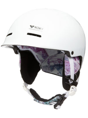 Roxy Avery Womens Ski Helmet - Bright White Mysterious View