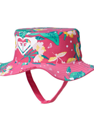 Roxy Bobby Girls Swim Hat - Pink Flambe Sunnyplace