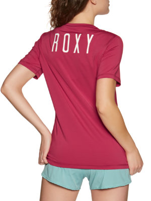 Roxy Enjoy Waves Short Sleeve Womens Rash Vest - Cerise