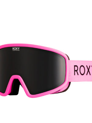 Roxy Feenity Womens Snow Goggles - Neon Pink ~ Dark Smoke