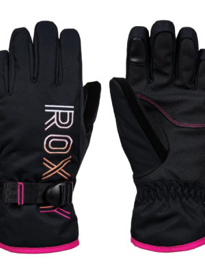 Roxy Freshfield Girls Snow Gloves - True Black