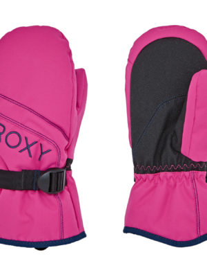 Roxy Jett Solid Girls Snow Gloves - Beetroot Pink