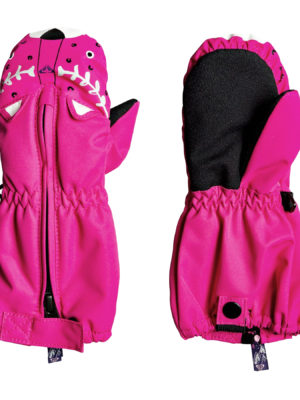 Roxy Snows Up Mitt Girls Snow Gloves - Beetroot Pink