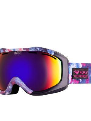 Roxy Sunset Art Womens Snow Goggles - Medieval Blue Cloudy Day ~ Multilayer Purple