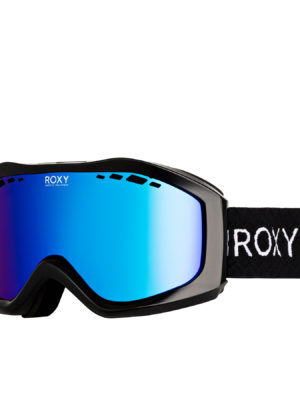 Roxy Sunset Womens Snow Goggles - True Black ~ Multilayer Blue