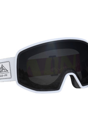 Salomon Lo Fi Snow Goggles - White ~ Solar Black