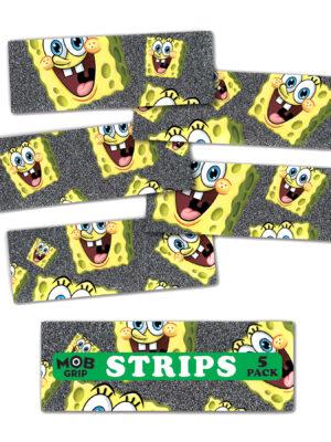 Santa Cruz Spongebob Squarepant Head Grip Kids Skateboard Griptape - Black