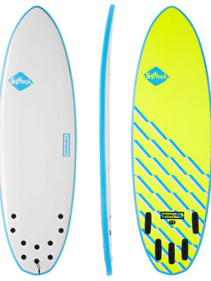 Softech Brainchild FCS II 5 Fin Surfboard - Blue Wave