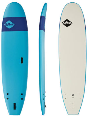 Softech Handshaped Original Funboard Surfboard - Blue