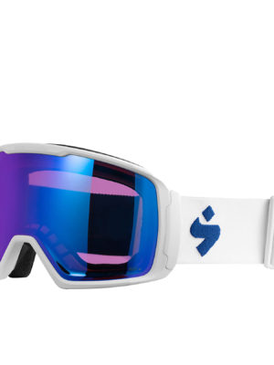 Sweet Clockwork RIG Snow Goggles - Satin White ~ Rig Sapphire