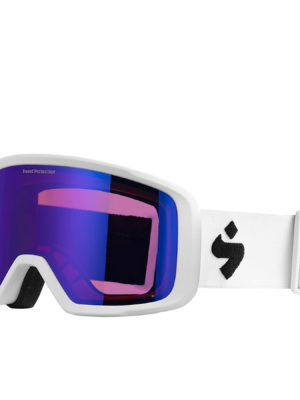 Sweet Firewall Snow Goggles - Satin White ~ Satin Sapphire