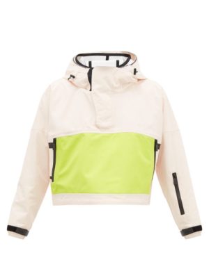 Templa - Cropped Bio-shell Hooded Anorak - Womens - Pink