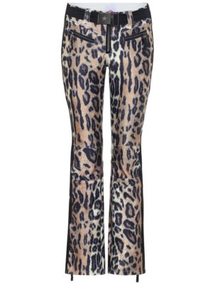 Tiby leopard-print shell ski pants