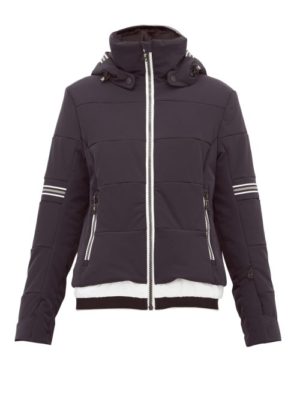 Toni Sailer - Antonia Striped Soft-shell Ski Jacket - Womens - Black