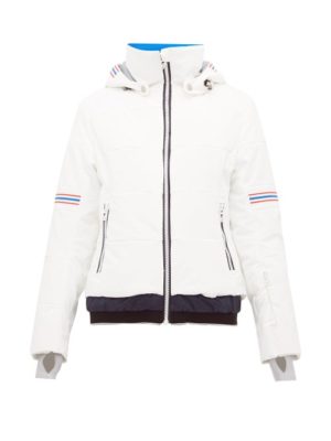 Toni Sailer - Antonia Striped Soft-shell Ski Jacket - Womens - White Multi