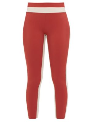 Vaara - Flo Tuxedo Performance Leggings - Womens - Cream Multi