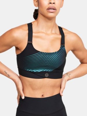 Women's UA RUSH Mid Iridescent Graphic Sports Bra