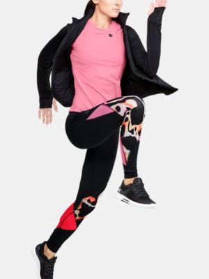 Women's UA RUSH Print Colour Block Leggings