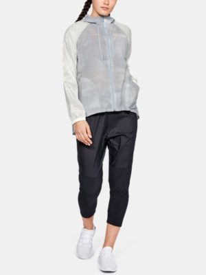 Women's UA Woven Full-Zip Printed