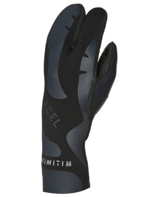 Xcel 5mm Infiniti 3 Finger Wetsuit Gloves - Black