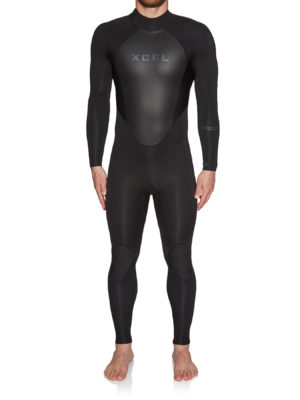 Xcel Axis 3/2mm Back Zip Wetsuit - Black