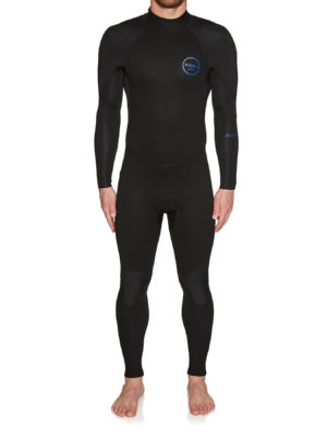 Xcel Axis 3/2mm Back Zip Wetsuit - Black Silver Royal