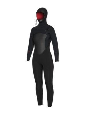 Xcel Drylock Hooded 6/5mm Womens Wetsuit - Black