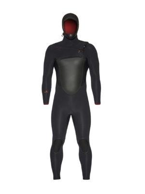 Xcel Drylock X Hooded 5/4mm Wetsuit - Black