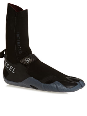 Xcel Infiniti 3mm Split Toe Wetsuit Boots - Black Grey