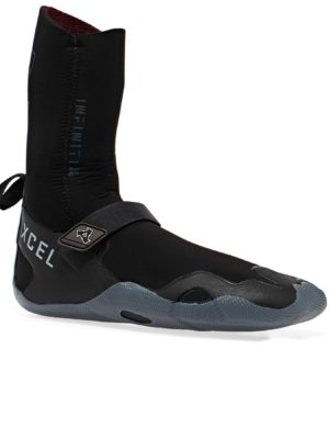 Xcel Infiniti 5mm Round Toe Wetsuit Boots - Black Grey