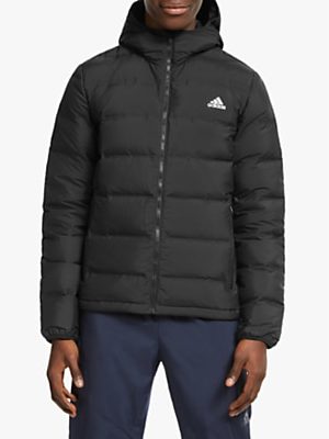 adidas Helionic Hooded Down Men's Insulated Jacket, Black