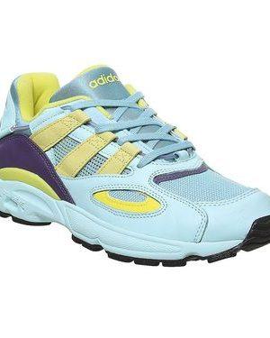 adidas Lxcon 94 CLEAR AQUA LIGHT AQUA SHOCK YELLOW,Aqua, Blue and Yellow