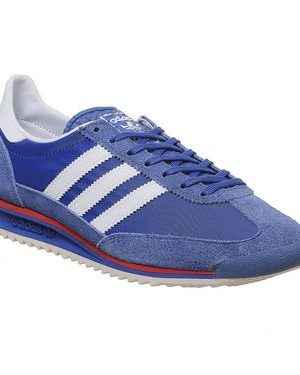 adidas Sl 72 BLUE WHITE HIRES RED,Blue and White,Green, White and Orange,White,White, Blue and Red