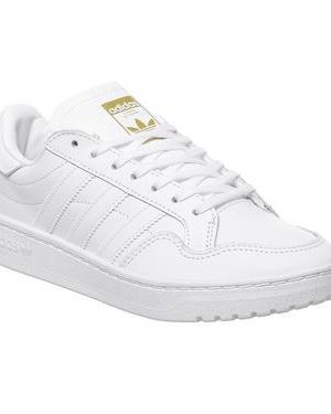 adidas Team Court Trainers WHITE CORE BLACK