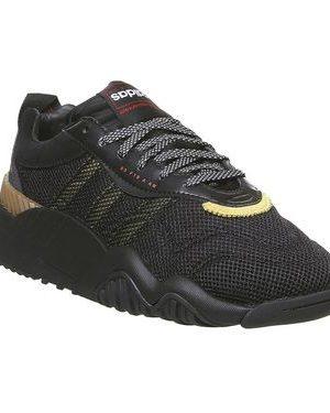 adidas Wang Aw Turnout Trainer BLACK YELLOW BROWN,Black