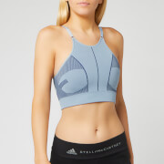 adidas by Stella McCartney Women's PK Bra - ST Stone/Dark Blue