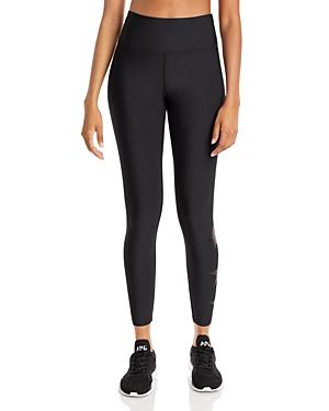 Aqua Athletic Foil Star High Rise Ankle Leggings - 100% Exclusive