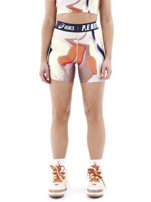 ASICS Women's P.E Nation X ASICS Kaizen Bike Short - Q3 Active ASICS Print M