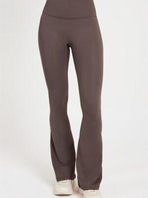 Leelo Sculpt Flare Leggings Dark Chocolate