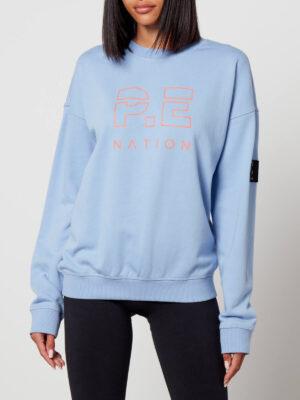 P.E Nation Heads Up Cotton-Blend Jersey Sweatshirt