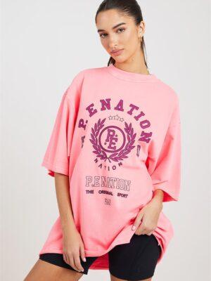 P.E Nation Overland Tee Bright Pink