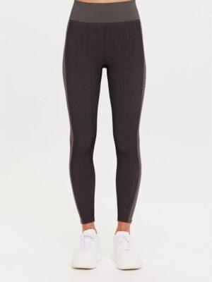 The Upside Ribbed Seamless 25" Midi Pant Mocha