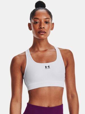 Women's Armour Bra Mid Padless White / White / Black L