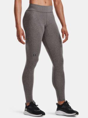 Women's ColdGear® Authentics Leggings Charcoal Light Heather / Black L