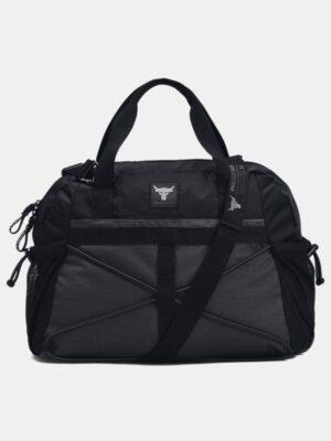 Women's Project Rock Small Gym Bag Black / Black OSFM